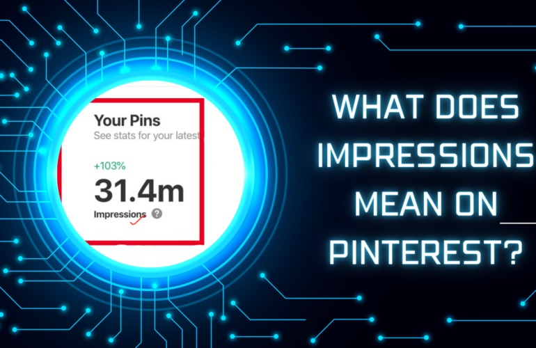 what does impressions mean on Pinterest